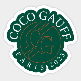 Coco Gauff French Open 2025 Sticker